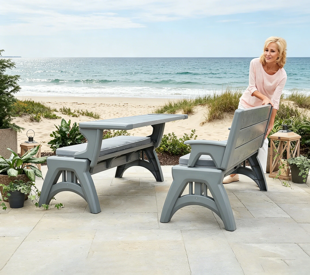 🎉Convert-a-Bench Gen II XL Designer Series Bench-to-Table,Buy 1 get 1 free