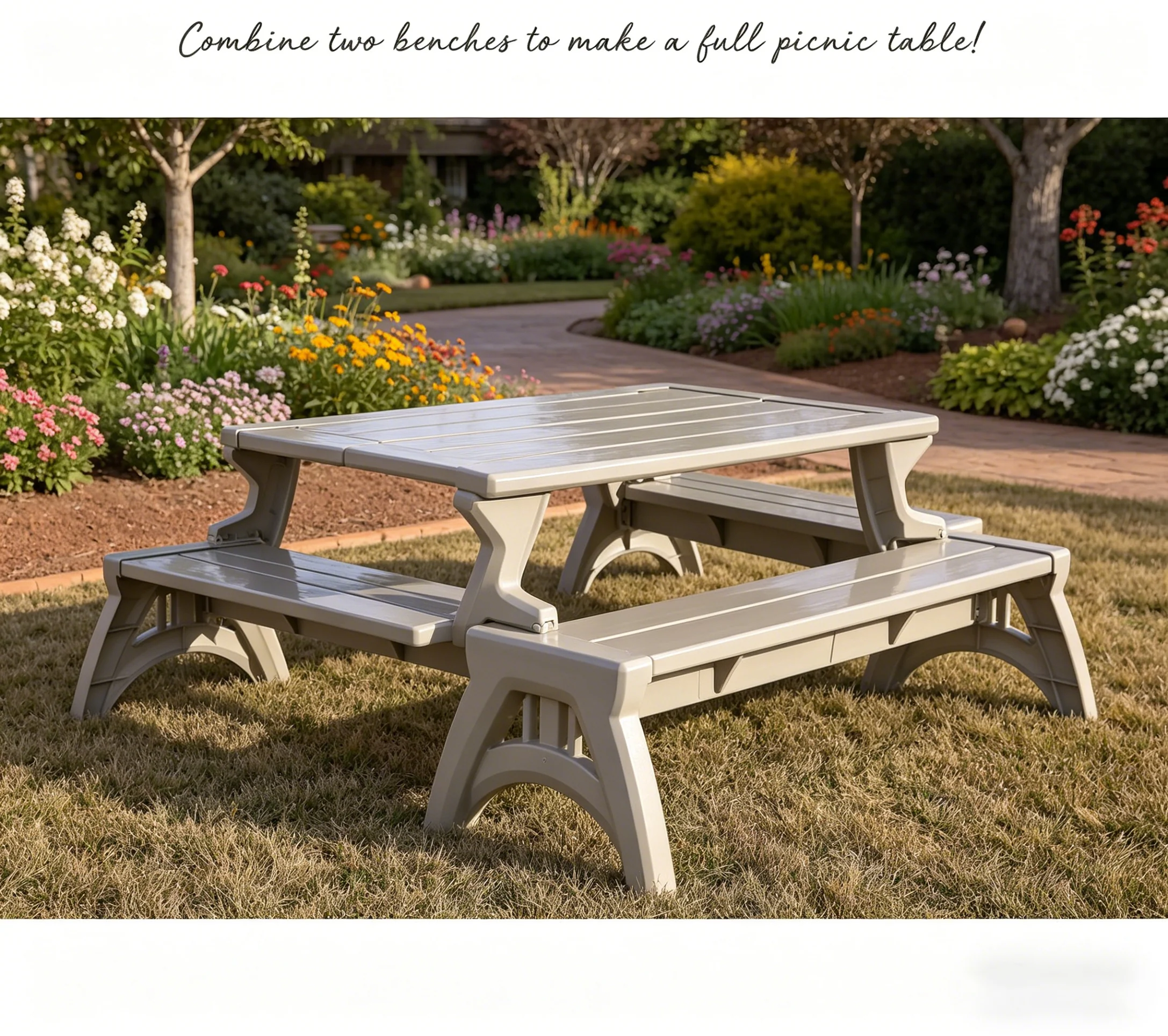 🎉Convert-a-Bench Gen II XL Designer Series Bench-to-Table,Buy 1 get 1 free